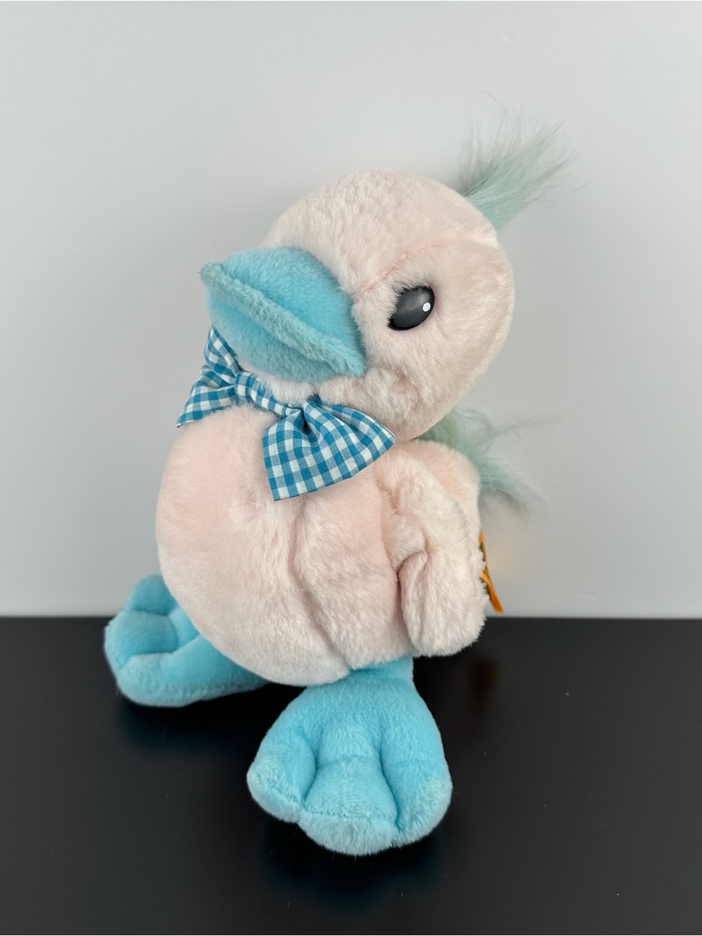 24K Polar Puff Rare Special Effects Shannon Duck 9” #7004 Pink Blue 1991 Plush